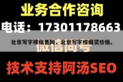 北京写字楼租售网，北京写字楼租赁价格。