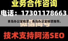 青岛办公室租赁，青岛办公室租赁推荐。